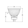 Ledvance LED MR11 Gu4 Reflektor 1.8W 184lm 36D - 840 Kallvit | Ersättare 20W