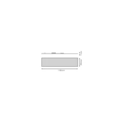 Ledvance LED Panel Comfort Aluminium Vit 33W 4320lm - 840 Kallvit | 120x30cm