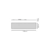 Ledvance LED Panel Comfort 1200 33W 4320lm - 830 Varm Vit | 120x30cm - UGR <19 - Zigbee Dimbar