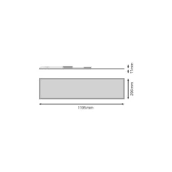 Ledvance LED Panel Comfort 1200 33W 4320lm - 830 Varm Vit | 120x30cm - UGR <19 - Zigbee Dimbar