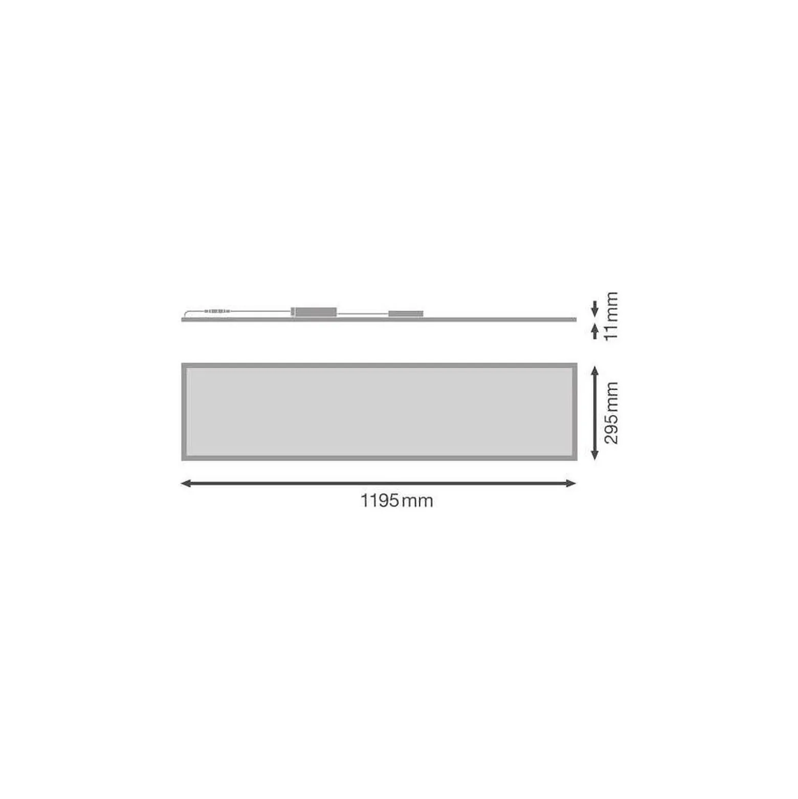 Ledvance LED Panel Comfort 1200 33W 4320lm - 830 Varm Vit | 120x30cm - UGR <19 - Zigbee Dimbar