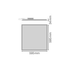 Ledvance LED Panel Compact 26W 3640lm - 840 Kallvit | 60x60cm - UGR <23 - Dali Dimbar