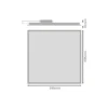 Ledvance LED Panel Eco 36W 3600lm - 865 Dagsljus | 60X60cm - UGR <21