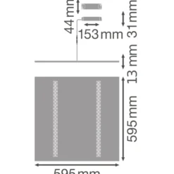 Ledvance LED Panel IndiviLED 33W 4000lm - 840 Kallvit | 60x60cm - UGR <16 - Zigbee Dimbar