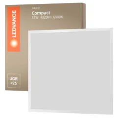 Ledvance LED Panel Kompakt 33W 4320lm - 865 Dagsljus | 60x60cm - UGR <25 - Dali Dimbar