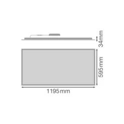 Ledvance LED Panel Kompakt 53W 5830lm - 840 Kallvit | 120x60cm - UGR <19 - Dali Dimbar