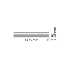 Ledvance LED Panel Linear Pendellampa IndiviLED 52W 6050lm - 930 Varm Vit | 150cmx12cm - UGR <19 - Bästa Färgåtergivning