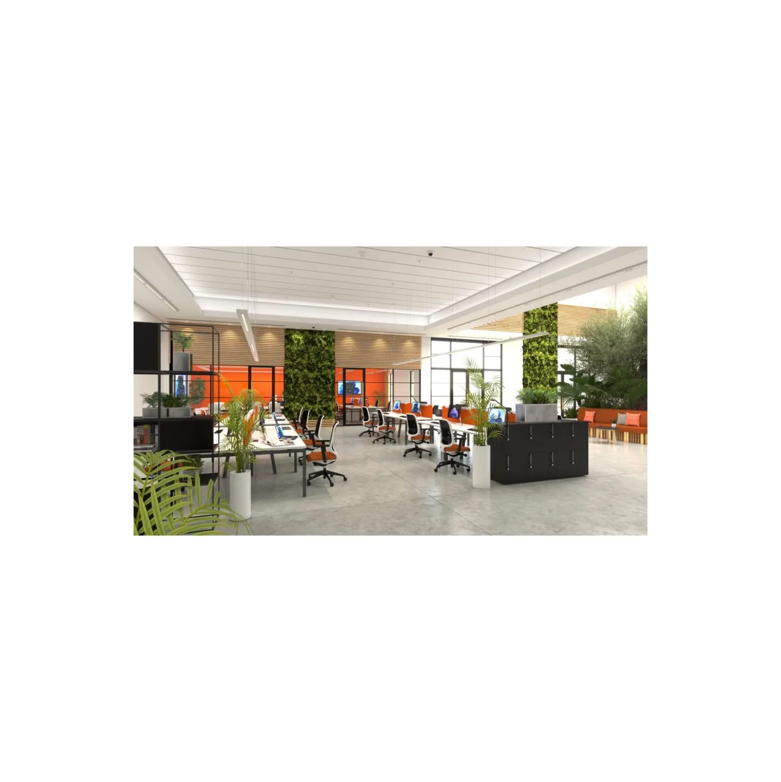Ledvance LED Panel Linjär Indiviled Direct 1200 40W 4400lm - 940 Kallvit| 120x12cm - UGR <19 - Dali Dimbar