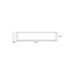 Ledvance LED Panel Office Line 25W 2500lm - 840 Kallvit | 62x13cm