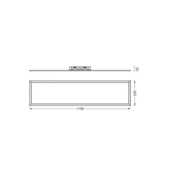 Ledvance LED Panel Planon Plus 1200x300mm 40W 3100lm - 830 Varm Vit