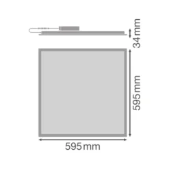 Ledvance LED Panel Print Sky 33W 3630lm | 60x60cm - UGR <22