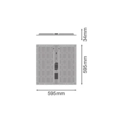 Ledvance LED Panel Protect 36W 5040lm - 830 Varm Vit | 60x60cm - UGR <22 - Zigbee Dimbar