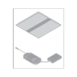 Ledvance LED Panel Protect 36W 5040lm - 840 Kallvit | 62.5x62.5cm - UGR <22 - Dali Dimbar