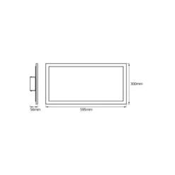 Ledvance LED Panel Smart+ Planon Plus 28W 2000lm - 830 Varm Vit + RGB | 60x30cm - UGR <25 - Wifi Dimbar
