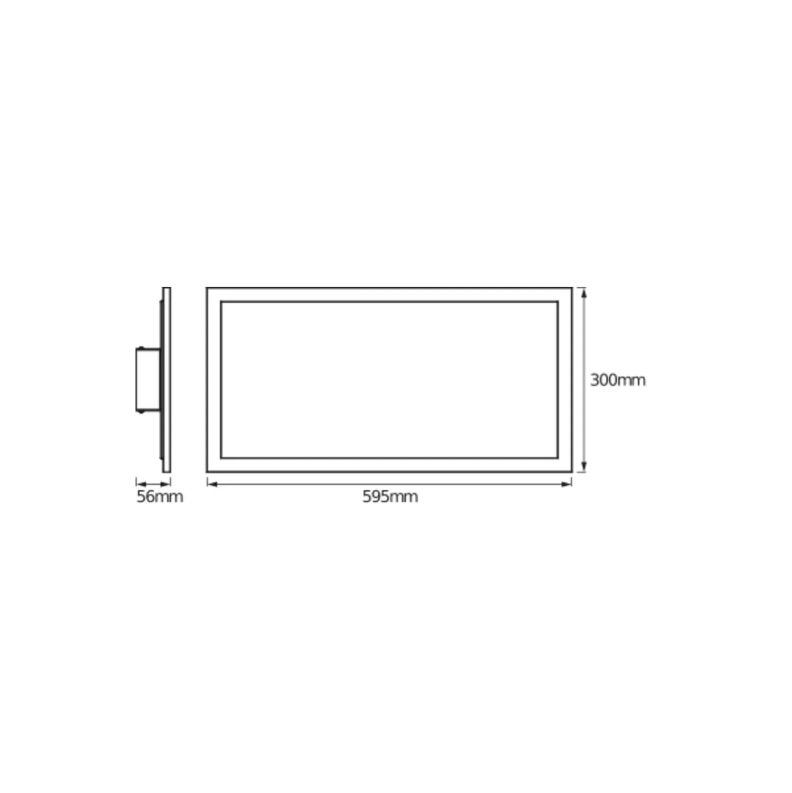 Ledvance LED Panel Smart+ Planon Plus 28W 2000lm - 830 Varm Vit + RGB | 60x30cm - UGR <25 - Wifi Dimbar