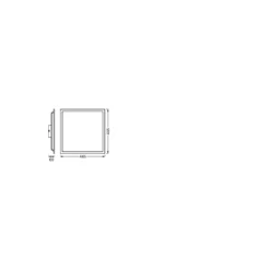 Ledvance LED Panel Smart+ Wifi Vit 24W 1900lm - 827-865 Justerbar Vit | RGBW