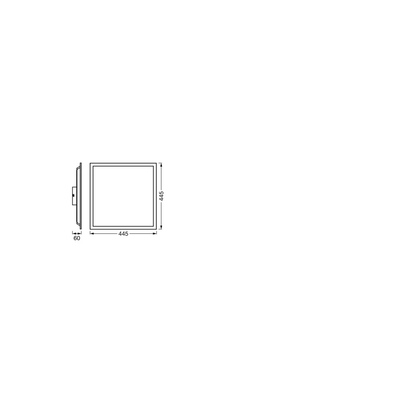 Ledvance LED Panel Smart+ Wifi Vit 24W 1900lm - 827-865 Justerbar Vit | RGBW