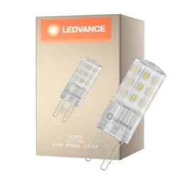 Ledvance LED Pin G9 Klar 4.9W 806lm - 827 Extra Varm Vit | Ersättare 60W
