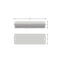 Ledvance LED Plafond Compact Vit 11W 840lm - 830-840 CCT | IP65 - 3 Timmar Nödbelysning - Rörelsesensor, Ljussensor