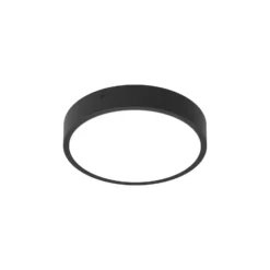 Ledvance LED Plafond Runda Svart 10W 1220lm - 830-840 CCT | 262mm - IP65 - Rörelse- och Ljussensor