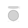 Ledvance LED Plafond Runda Vit 15W 2080lm - 840 Kallvit| 312mm - IP65 - Dali Dimbar