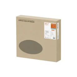 Ledvance LED Plafond Surface CIRCULAR 500 SENSOR PS Stål Vit 42W 3500lm - 840 Kallvit | IP44 - Med Rörelse- och ljussensor