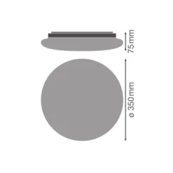 Ledvance LED Plafond Surface Cirkulär 18W 1440lm - 830-850 CCT | 350mm - IP44