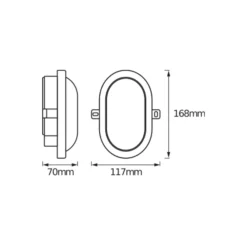 Ledvance LED Plafond Vit 6W - 840
