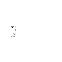 Ledvance LED Pollare Olona Grå 2W 140lm - 830 Varm Vit | 50cm - IP44