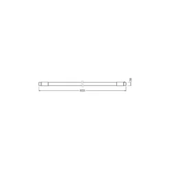 Ledvance LED Rör T8 (EM/Mains) Connected High Output 7.5W 1000lm - 830 Varm Vit | 60cm - Ersättare 18W
