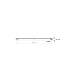 Ledvance LED Rör T8 Performance (EM/Mains) Ultra Efficiency 19.3/23.1W 3100/3700lm - 865 Dagsljus | 150cm - Lumen Växla - Ersättare 58W