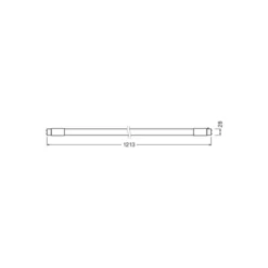 Ledvance LED Rör T8 Performance (EM/Mains) Ultra Output 16W 2400lm - 840 Kallvit | 120cm - Connected - Ersättare 36W