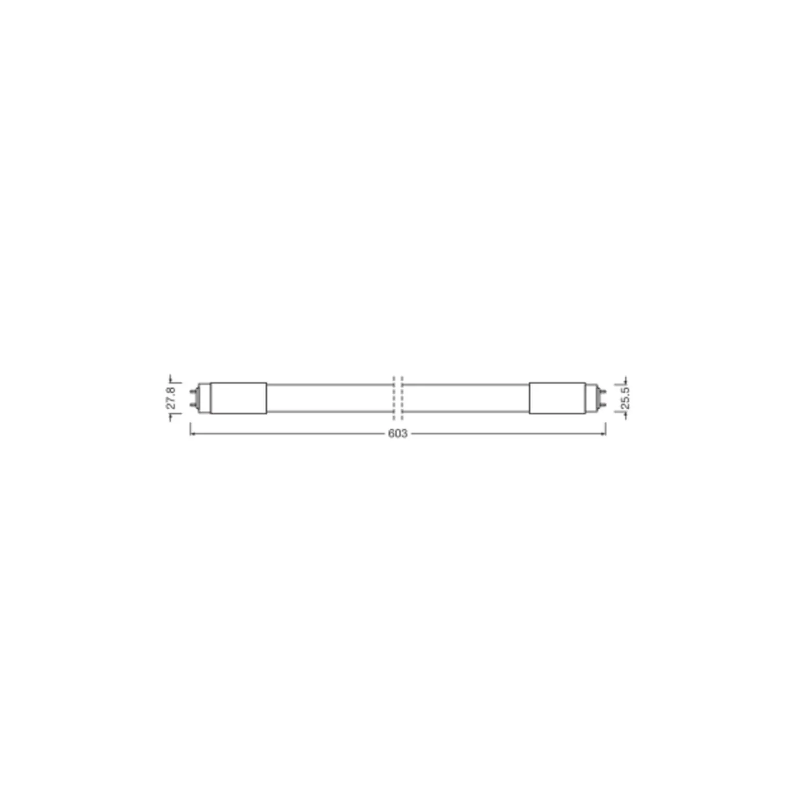 Ledvance LED Rör T8 Performance (UN) Ultra Output 7.5W 1000lm - 830 Varm Vit | 60cm - Ersättare 18W