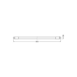 Ledvance LED Rör T8 Performance (EM/Mains) Ultra Output 7.5W 1100lm - 865 Dagsljus | 60cm - Dimbar - Ersättare 18W