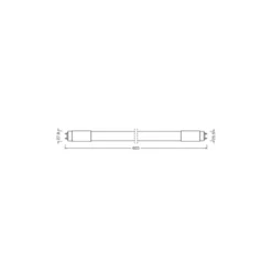 Ledvance LED Rör T8 (UN) Ultra Output 7.5W 1100lm - 840 Kallvit | 60cm - Ersättare 18W