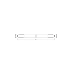 Ledvance LED Rör T8 Value (UN) High Output 18W 2000lm - 840 Kallvit | 120cm - Ersättare 36W