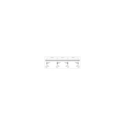 Ledvance LED Skensystem Trusys Flex Bred Spridningsgrad Vit 50W 8600lm 100D - 865 Dagsljus | Ersättare 2x58W