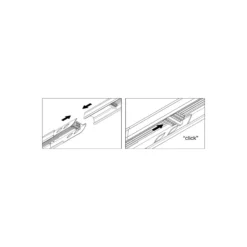 Ledvance LED Skensystem Trusys Flex Bred Spridningsgrad Vit 50W 8600lm 100D - 865 Dagsljus | Ersättare 2x58W