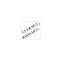 Ledvance LED Skensystem Trusys Flex Bred Spridningsgrad Vit 50W 8600lm 100D - 865 Dagsljus | Ersättare 2x58W