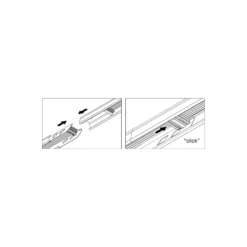 Ledvance LED Skensystem Trusys Flex Smal Spridningsgrad Vit 70W 12100lm - 865 Dagsljus | Dali Dimbar - Ersättare 2x58W