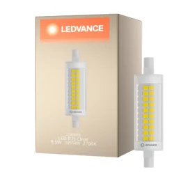 Ledvance LED Slim Line R7s 78mm 9.5W 1055lm - 827 Extra Varm Vit | Dimbar - Ersättare 75W