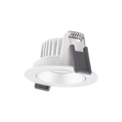 Ledvance LED Spot Adjust Aluminium Vit 8W 680lm 36D - 930 Varm Vit | Utskärning 68mm - IP20 - Bästa färgåtergivning - Dimbar