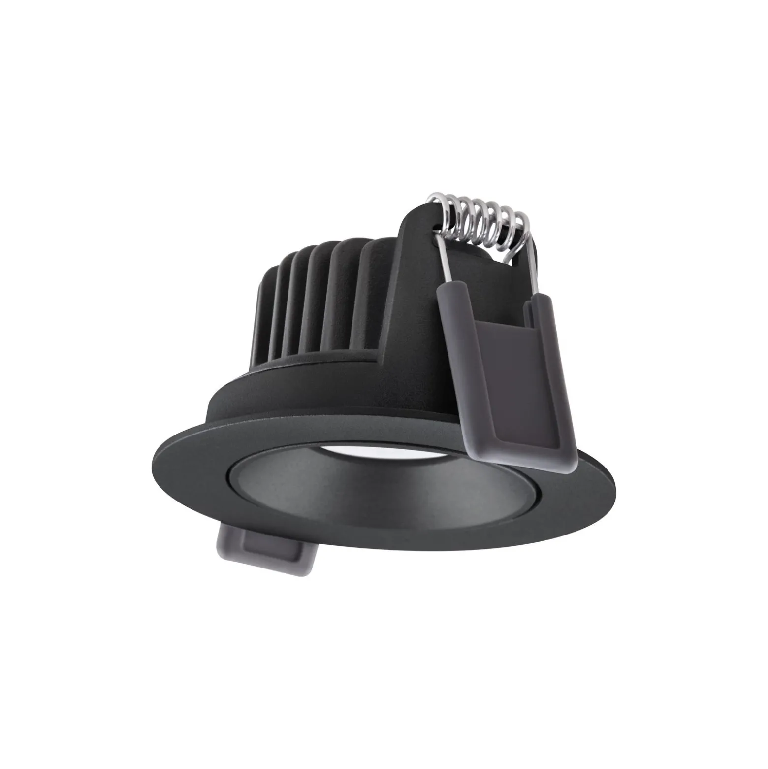 Ledvance LED Spot Adjust Aluminium Svart 8W 680lm 36D - 930 Varm Vit | Utskärning 68mm - IP20 - Bästa färgåtergivning - Dimbar