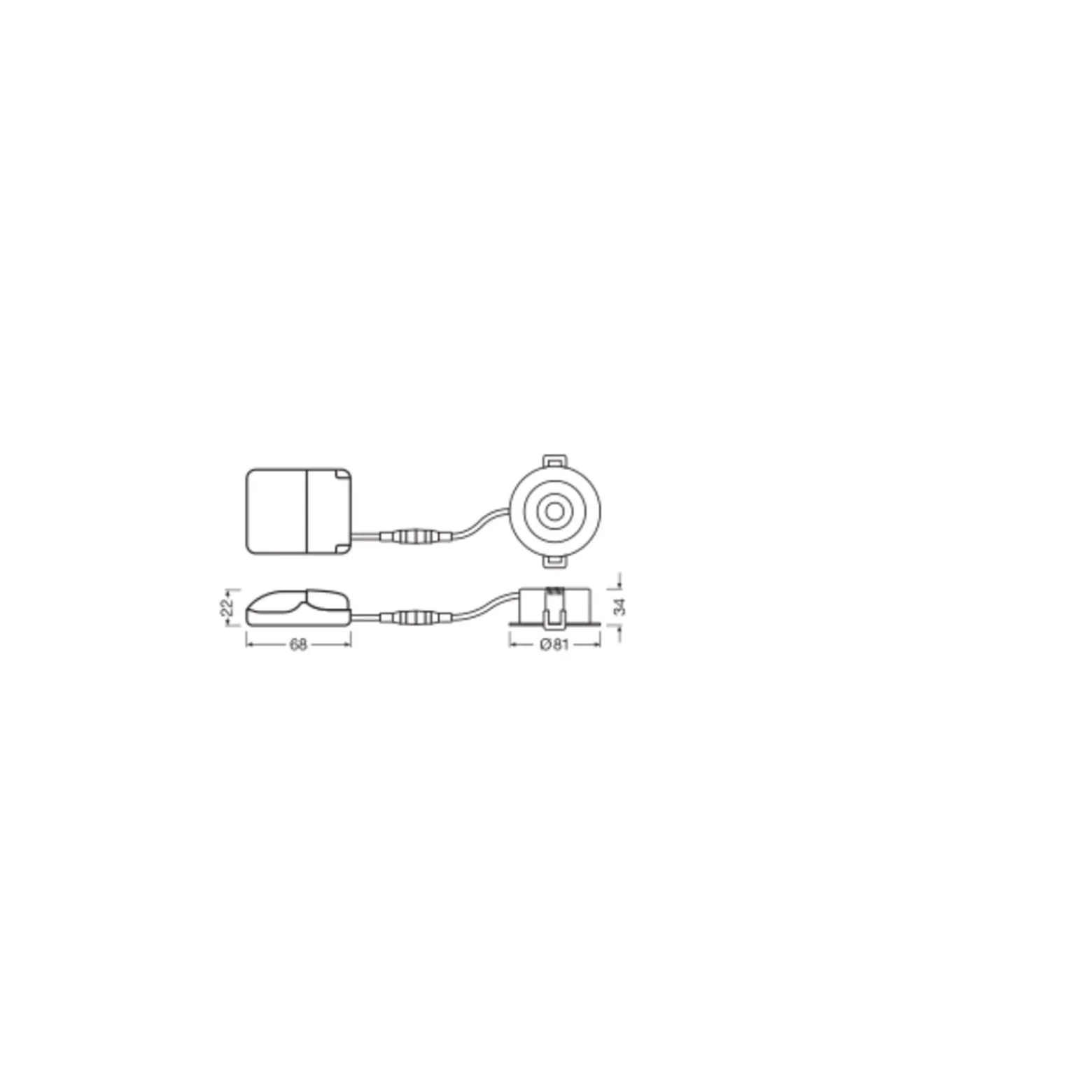 Ledvance LED Spot Air Adjust Aluminium Silver 4W 320lm 36D - 930 Varm Vit | Utskärning 68mm - IP23 - Bästa färgåtergivning - Dimbar
