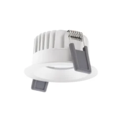 Ledvance LED Spot Fix Aluminium Vit 8W 680lm 36D - 930 Varm Vit | Utskärning 68mm - IP44 - Bästa färgåtergivning - Dimbar