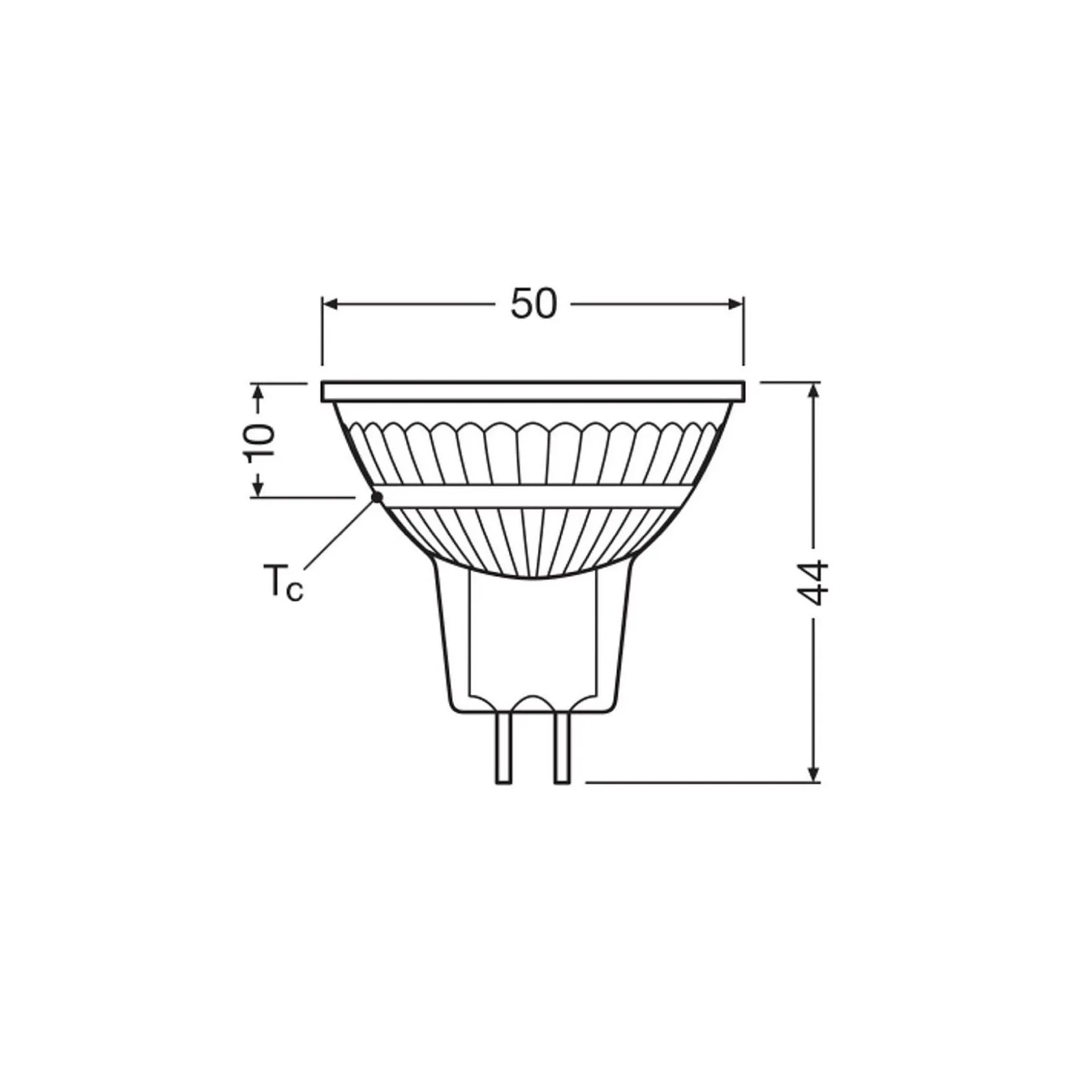 Ledvance LED Spot GU5.3 MR16 4.9W 500lm 36D - 940 Kallvit | Bästa Färgåtergivning - Dimbar - Ersättare 43W