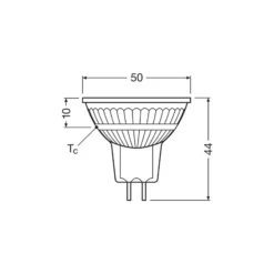 Ledvance LED Spot GU5.3 MR16 2.2W 230lm 36D - 930 Varm Vit | Bästa Färgåtergivning - Dimbar - Ersättare 20W