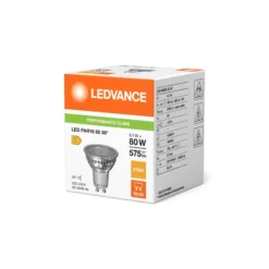 Ledvance LED Spot GU10 PAR16 6.1W 575lm 36D - 827 Extra Varm Vit | Ersättare 80W