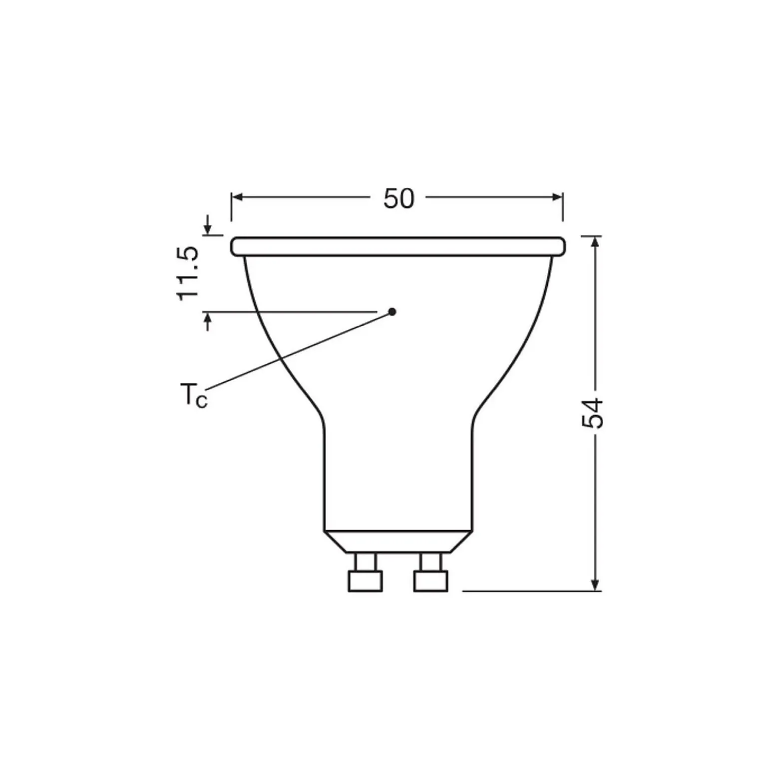 Ledvance LED Spot GU10 PAR16 6.1W 575lm 60D - 827 Extra Varm Vit | Ersättare 80W