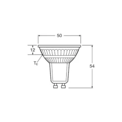 Ledvance LED Spot GU10 PAR16 3.7W 350lm 36D - 830 Varm Vit | Ersättare 35W
